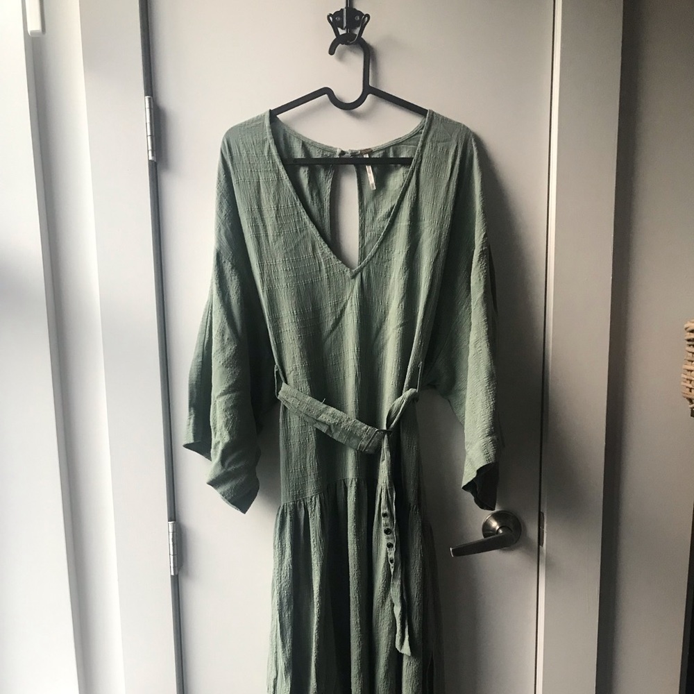 Free people sea foam green dress
